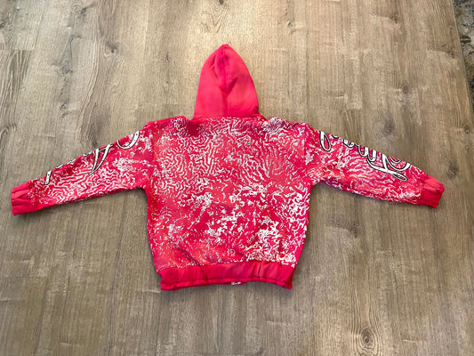 "Living Angelz" Pink Zip Up