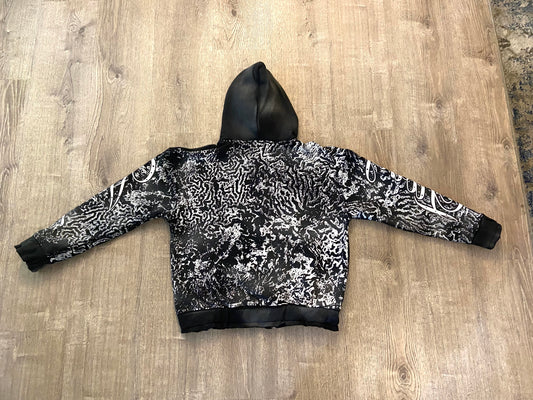 "Living Angelz" Black Zip Up