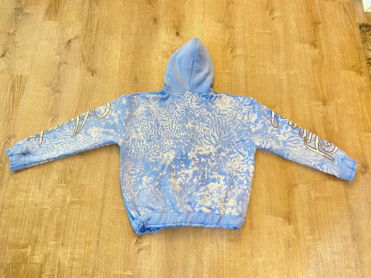 "Living Angelz" Blue Zip Up