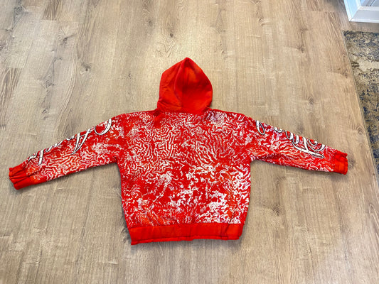 "Living Angelz" Red Zip Up