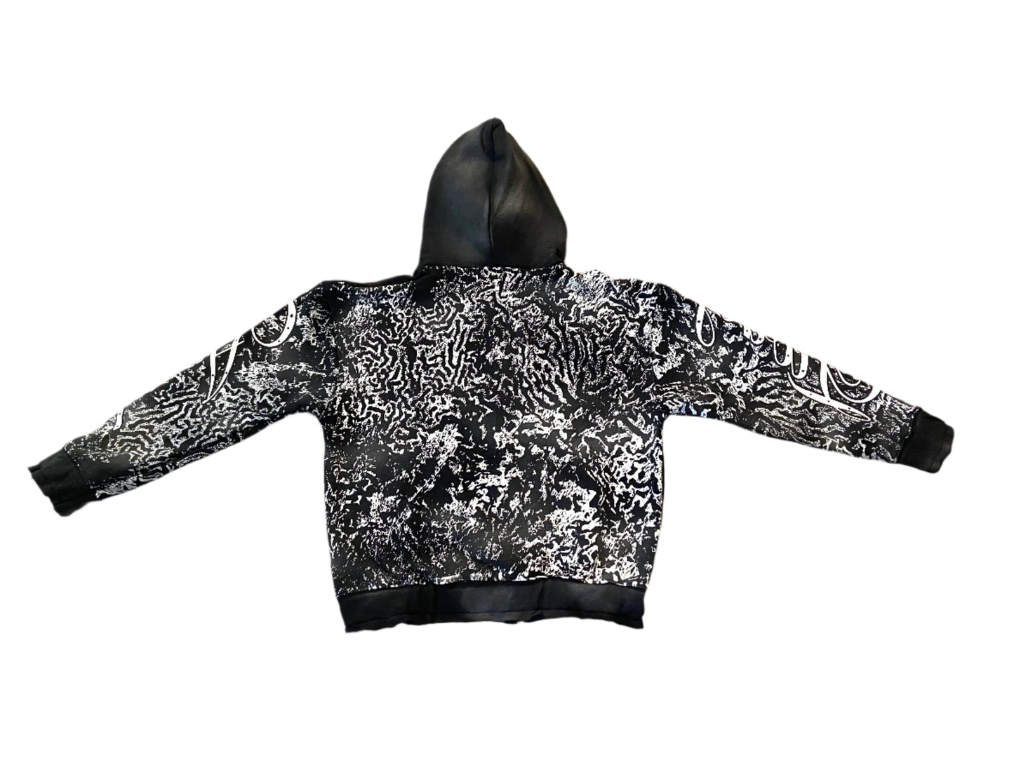 "Living Angelz" Black Zip Up