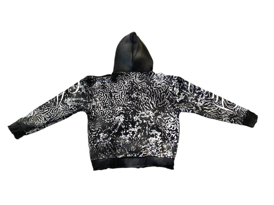 "Living Angelz" Black Zip Up